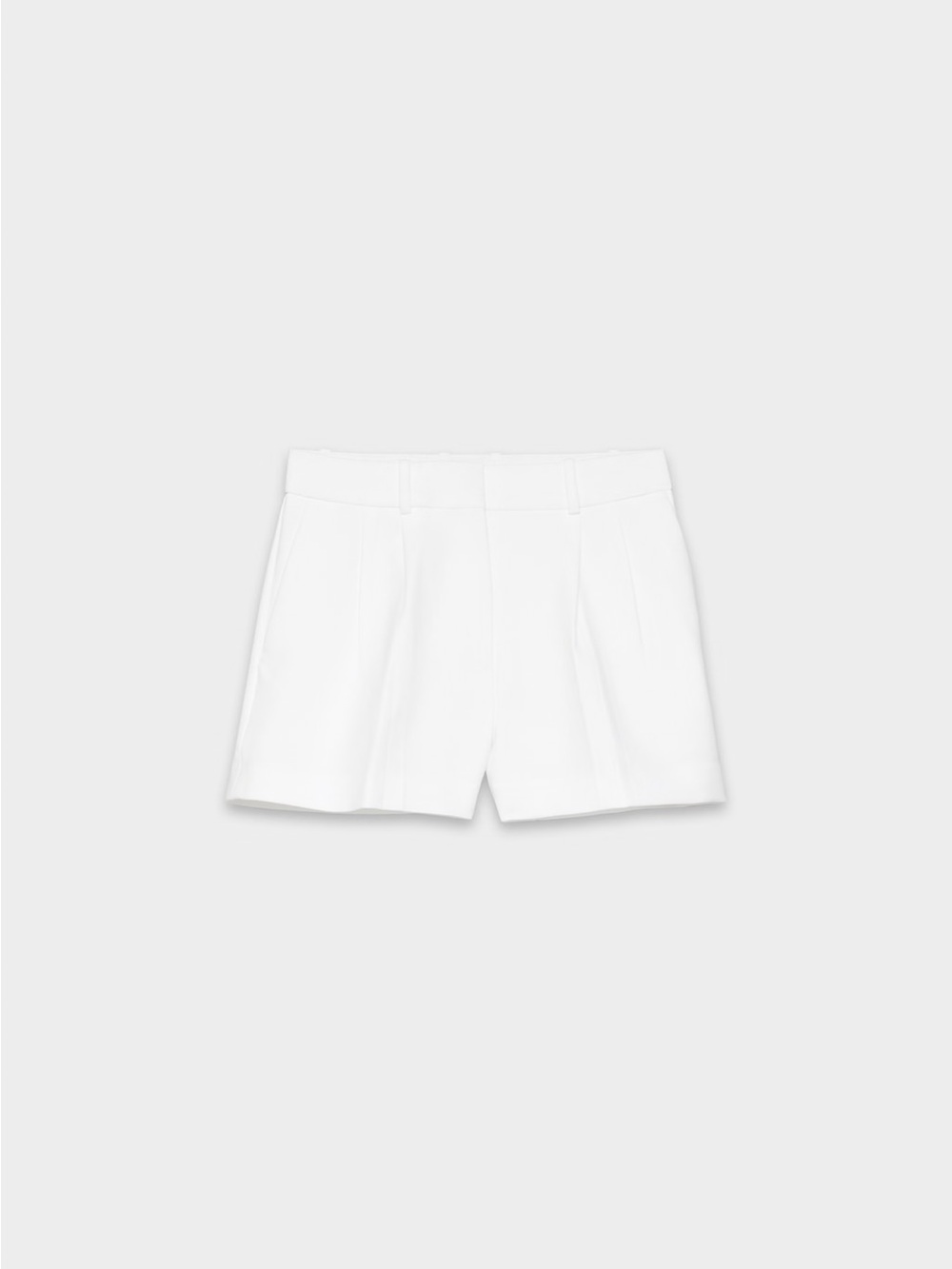 Babaton Linen White Women’s Mini Shorts